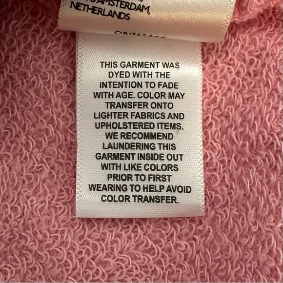 Free People We The Free Camden Pullover Sweatshirt Pink Sky NWOT Medium - Picture 9 of 10